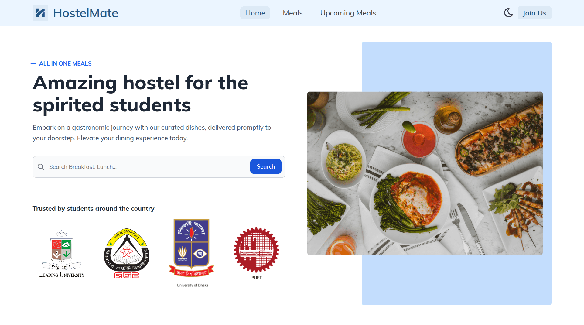 Screenshot of HostelMate